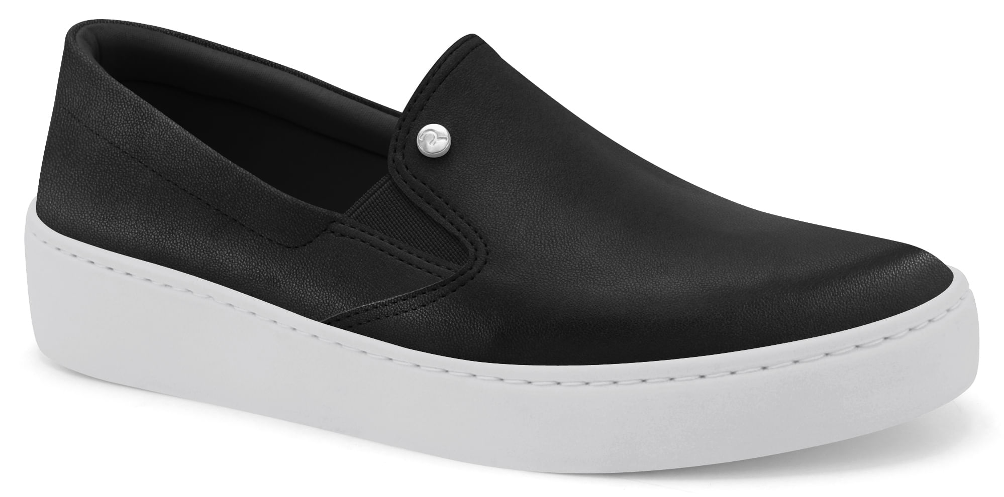 Tênis Slip On Preto Sola Baixa - Marketplace Ramarim