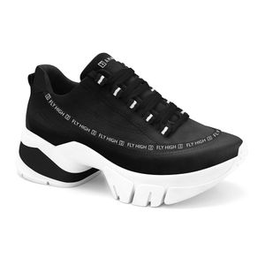 Tênis Preto Bicolor Feminino Fly High Ramarim 2380104-2