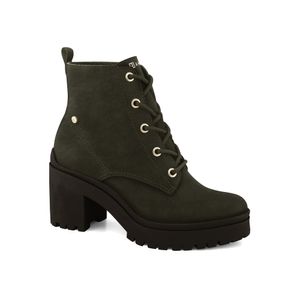 Bota Coturno Feminina Verde Militar Ramarim 2350121-8