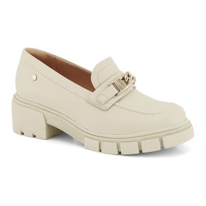 Mocassim Ramarim Bege Claro Corrente 2312103-1