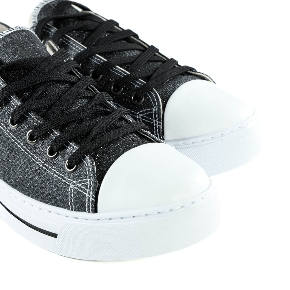 Tênis Preto Lona Sola Média- Markeplace Ramarim