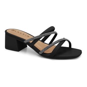 Tamanco Ramarim Preto Strass 2330202-2
