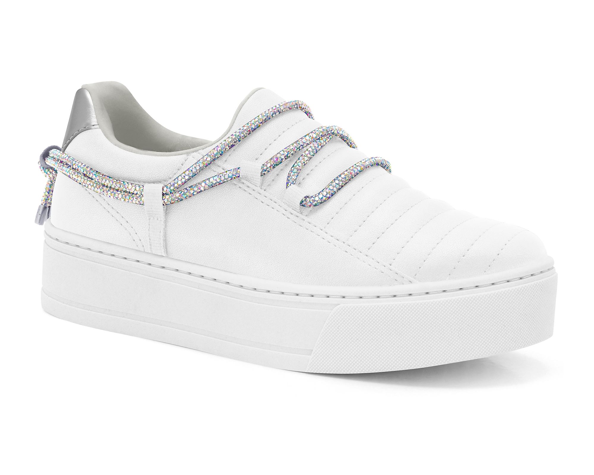 Tenis slip com sales strass