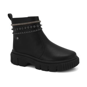 Bota Cano Curto Tratorada Feminina Preta Ramarim 2499105-1