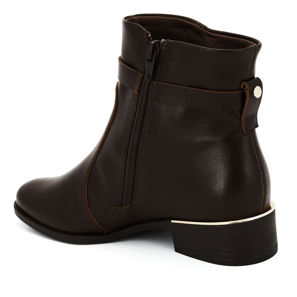 Ankle Boot Bota Ramarim Fivela Bota Ramarim Fivela Marrom Online