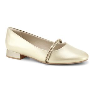 Sapatilha Dourada Corrente Ramarim 2415103-1
