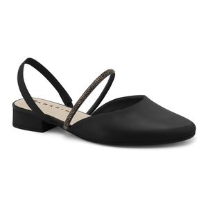 Mule Feminino Preto com Brilho Ramarim 2415133-4