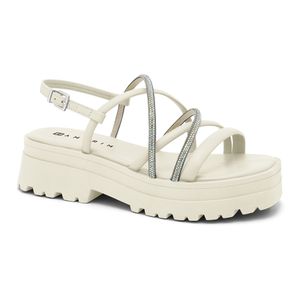 Sandália Tratorada Feminina Gelo Ramarim 2438203-4