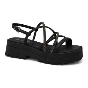 Sandália Tratorada Feminina Preta Ramarim 2438203-5