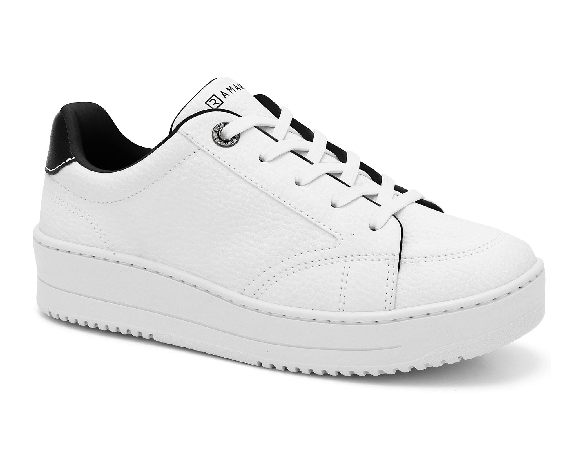 Tênis Branco com Preto Feminino Ramarim