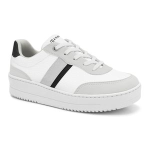 Tênis Branco com Prata em Camurça Ramarim 2491204-1