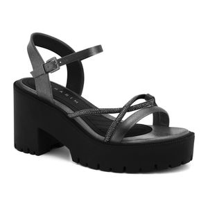 Sandália Grafite Tratorada Ramarim 2454202-8