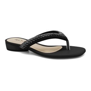 Chinelo Salto Baixo Preto Ramarim 2423231-7