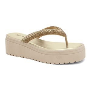 Chinelo Tratorado Dourado Ramarim 2445231-1