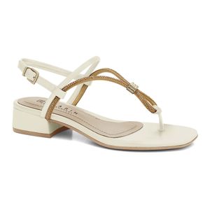 Sandália Salto Baixo Coconut Ramarim 2448206-8
