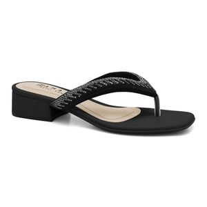 Chinelo Salto Baixo Preto Ramarim 2448235-7