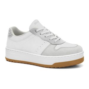 Tênis Feminino Camurça Ice/Branco/Prata Ramarim 2464201-3