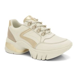 Tênis Casual Coconut/Ouro Ramarim 2480206-2
