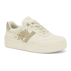 Tênis Feminino Coconut/Gliter Ouro Ramarim 2483206-4