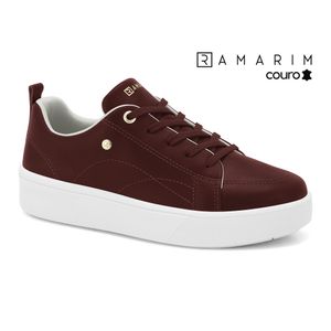 Tênis Cabernet Feminino em Couro Ramarim 2482101-4