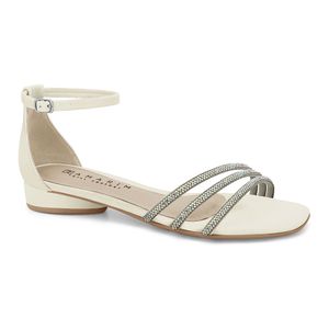 Sandália Casual Coconut com Tira Strass Off White 2423208-6