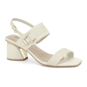 Sandália Feminina Coconut Salto Bloco Ramarim 2428208-1