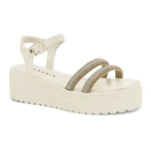 Sandália Flatform Strass/Coconut Ramarim 2445205-6