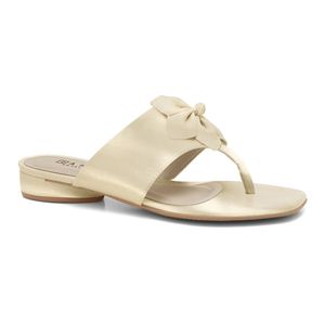 Flats Casual Flower Ouro Metalizado Ramarim 2423202-2