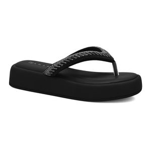 Chinelo Casual Luxy Preto Ramarim 2439236-9