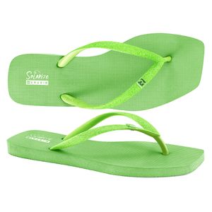 Chinelo Solarize Green Flour Glitter Ramarim 241233-4
