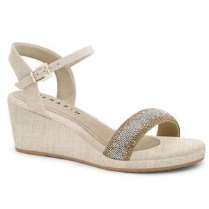 Sandália Anabela Jens Nat Ramarim 2432201-8