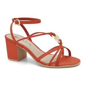 Sandália Cherry Salto Bloco Ramarim 2451203-3