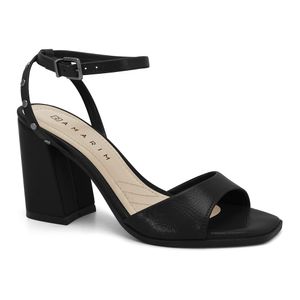 Sandália Salto Bloco Preta Ramarim  2541103-4
