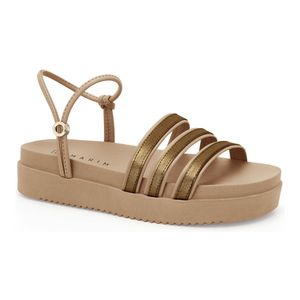 Sandália Almond Flatform Ramarim 2436204-5