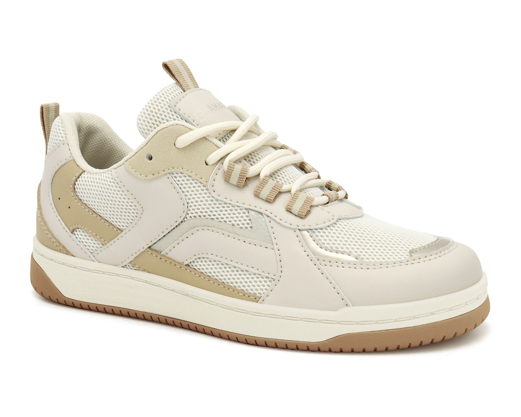 マリ様 Tênis Branco/Almond Casual Marketplace Ramarim