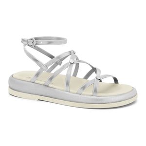 Sandália Papete Prata Ramarim 2555104-2
