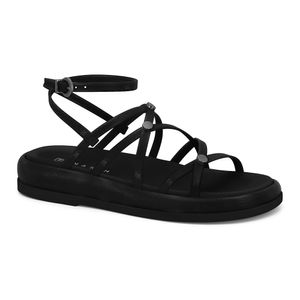 Sandália Papete Preta Ramarim 2555104-5