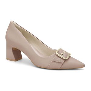 Scarpin Salto Bloco Chiffon Ramarim 2516101-2