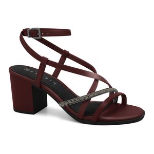 Sandália Salto Médio Malbec Ramarim 2531102-4