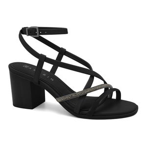 Sandalia Salto Médio Preto Ramarim 2531102-3