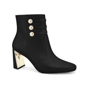 Bota Cano Curto Preta Ramarim 2560103-6