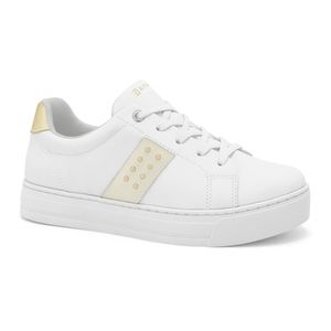 Tênis Casual Branco/Dourado Ramarim 2593121-6