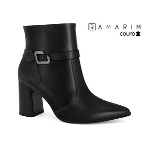 Bota Couro Preto Ramarim 2568103-2