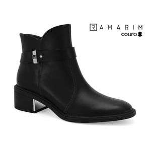 Bota Couro Preto Ramarim 2565103-6
