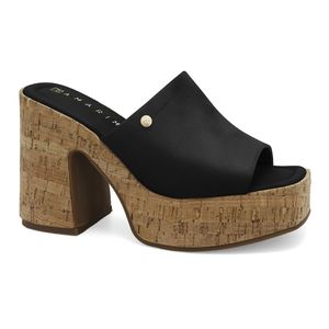 Tamanco Salto Bloco Preto Ramarim 2535201-8