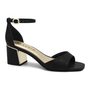Sandália Salto Médio Preto Ramarim 2539202-2