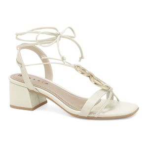 Sandália Salto Médio Coconut Ramarim 2530205-1