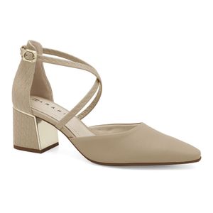 Scarpin Salto Bloco Mocca Ramarim 2551202-1