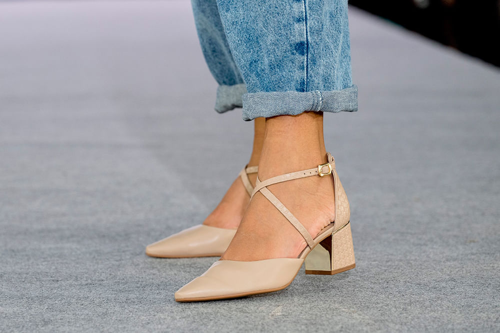 Scarpin Salto Bloco Mocca Ramarim Marketplace