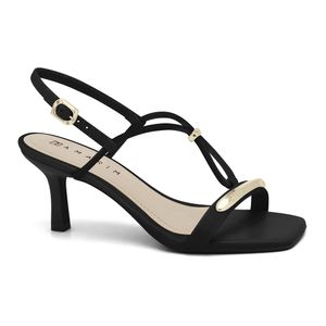 Sandália Salto Fino Preta Ramarim 2527204-5